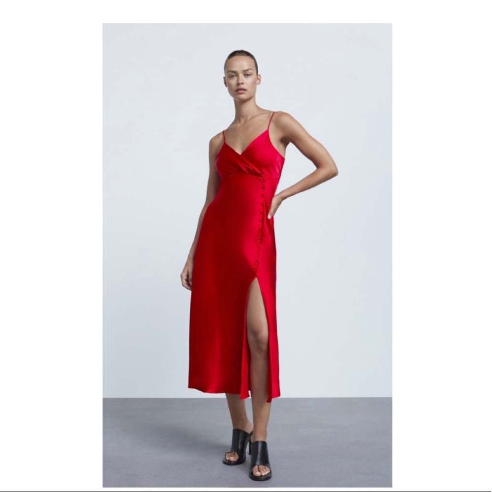 New satin Zara dress